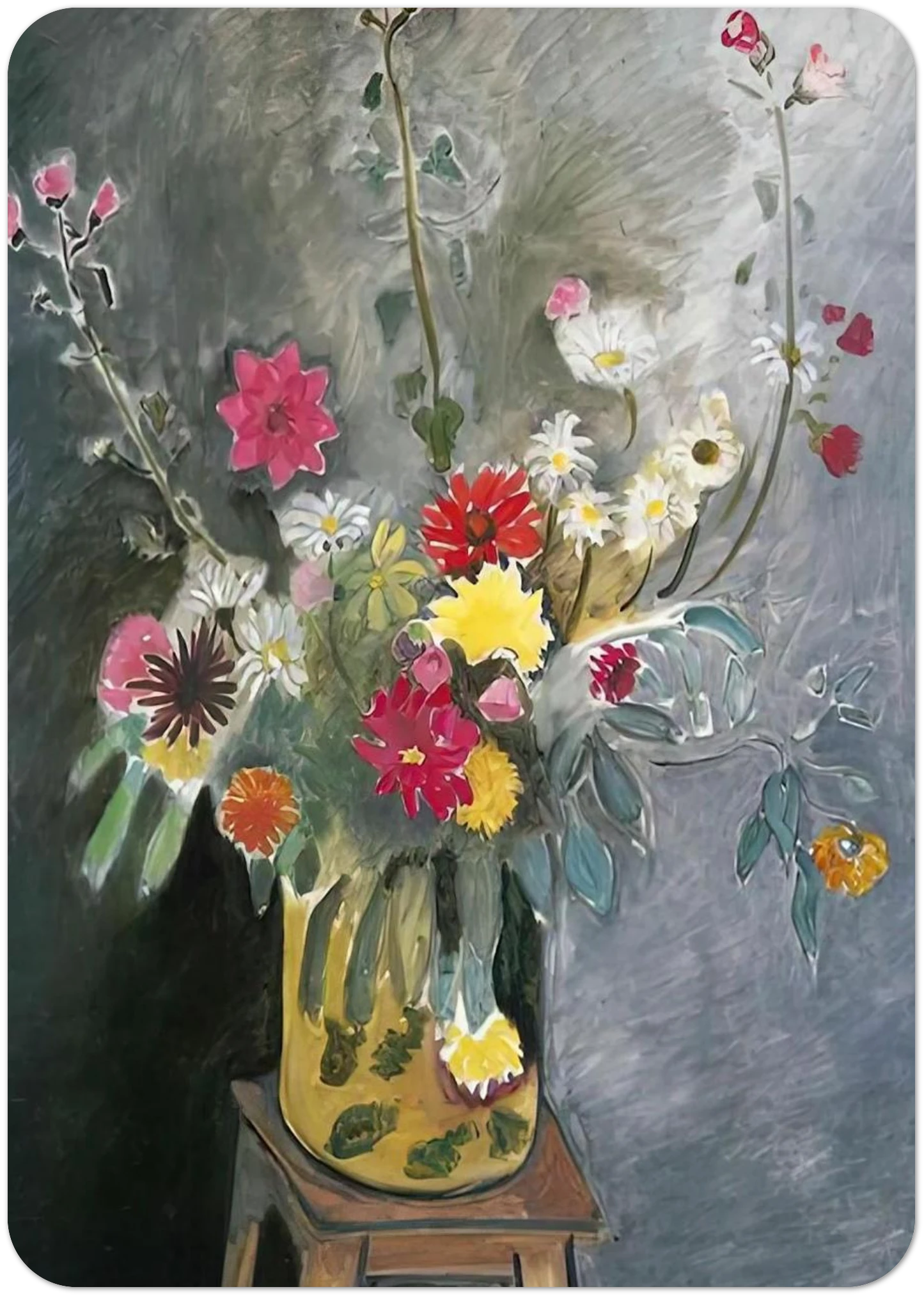 BOUQUET OF MIXED FLOWERS 1917 By Henri Matisse Pack of 10 Post Cards | Henri Matisse Post Cards | A6 (10.5 x 14.8 cm) - 4.1 x 5.8 inches