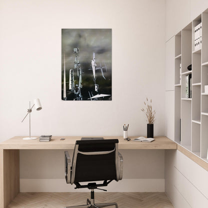 Phantoms - Yves Tanguy Brushed Aluminum Print - 70x100 cm / 28x40 inches | Yves Tanguy Aluminum Print | Yves Tanguy Prints