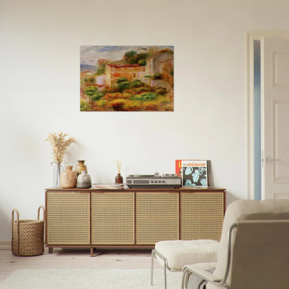 Maison de la Poste - Pierre-Auguste Renoir Brushed Aluminum Print - 70x100 cm / 28x40 inches | Pierre-Auguste Renoir Aluminum Print | Pierre-Auguste Renoir Prints