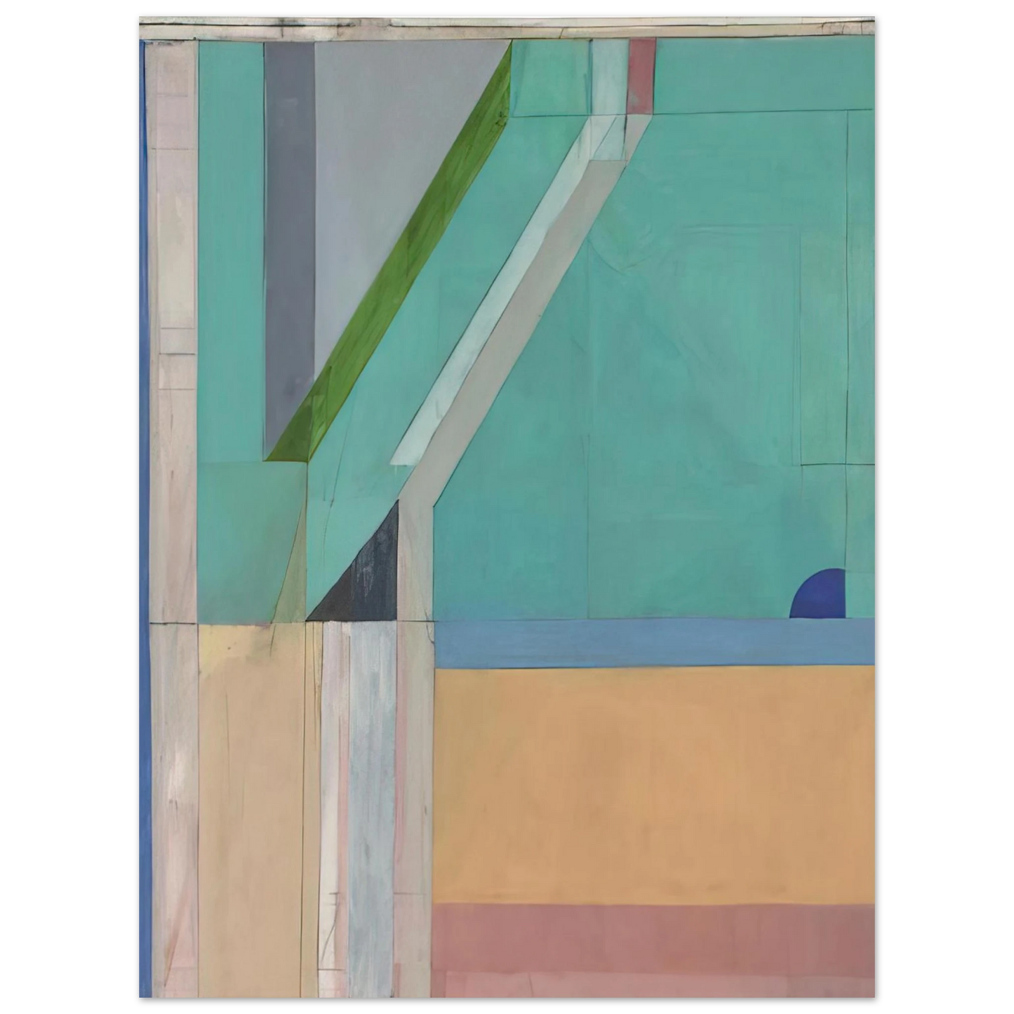 Richard Diebenkorn - Ocean Park #40  75x100 cm / 30x40inches Fine Art Poster