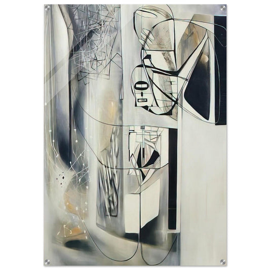 See See Rider - 1946 - Jimmy Ernst Acrylic Print - 70x100 cm / 28x40″ inches | Jimmy Ernst Wall Art | Jimmy Ernst Prints
