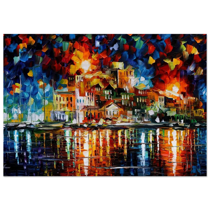 Leonid Afremov - Leonid Afremov Brushed Aluminum Print - 70x100 cm / 28x40 inches | Leonid Afremov Aluminum Print | Leonid Afremov Prints