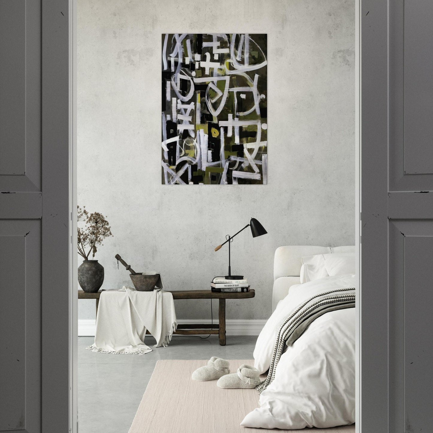 Number 2 - 1950 - Bradley Walker Tomlin Brushed Aluminum Print - 70x100 cm / 28x40 inches | Bradley Walker Tomlin Aluminum Print | Bradley Walker Tomlin Prints