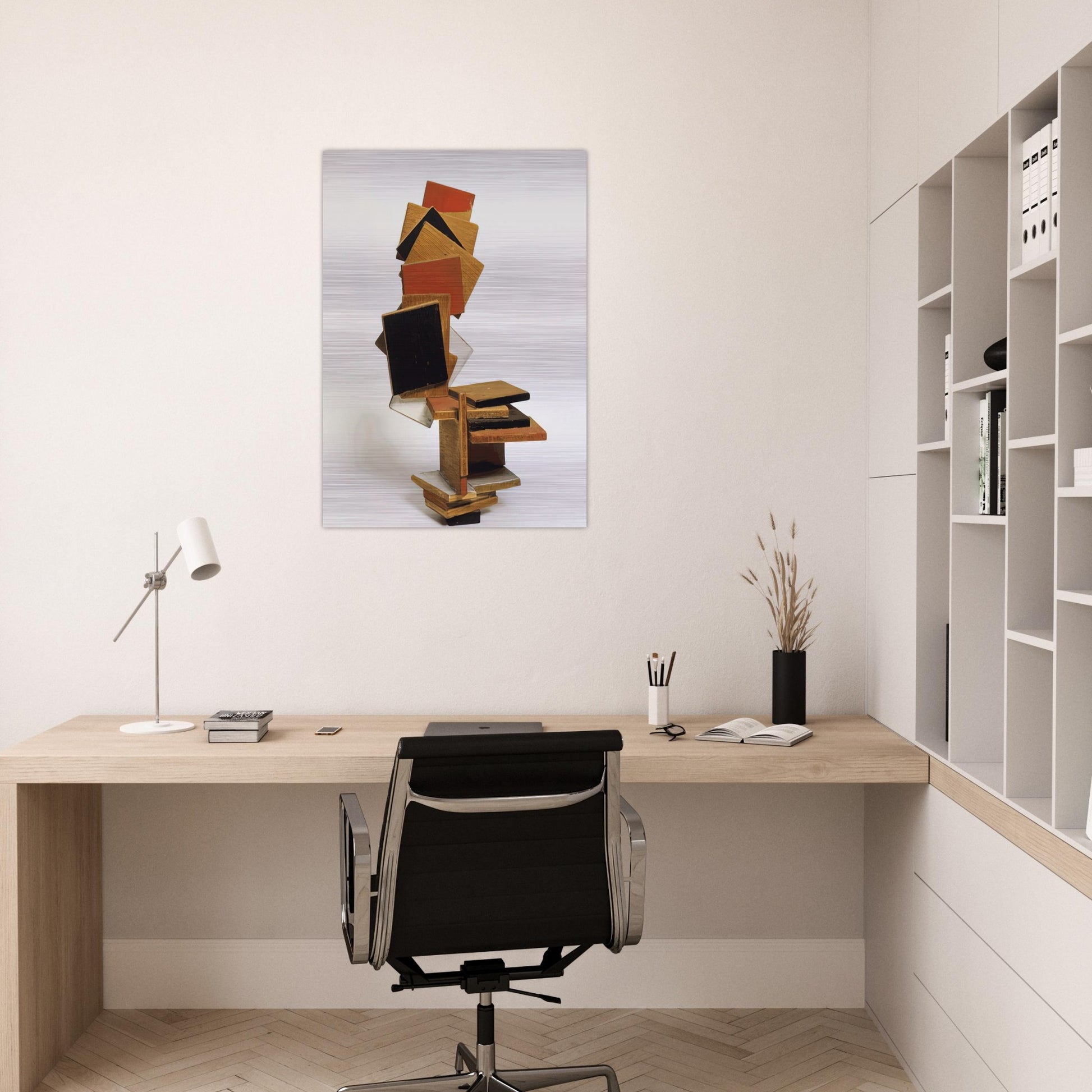 DIVERTIMENTO 1995 - Esteban Vicente Brushed Aluminum Print - 70x100 cm / 28x40 inches | Esteban Vicente Aluminum Print | Esteban Vicente Prints