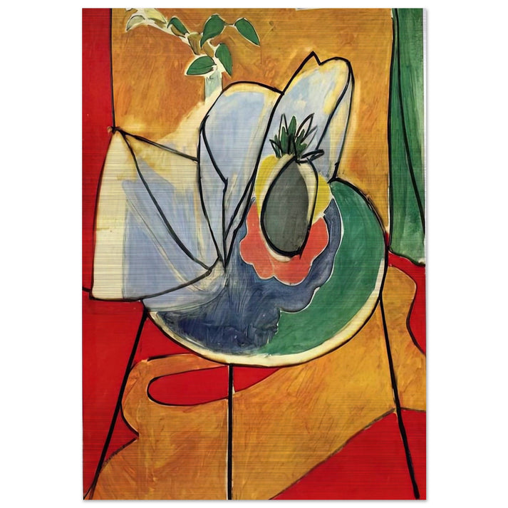 THE PINAPPLE 1948 - Henri Matisse Brushed Aluminum Print - 70x100 cm / 28x40 inches | Henri Matisse Aluminum Print | Henri Matisse Prints