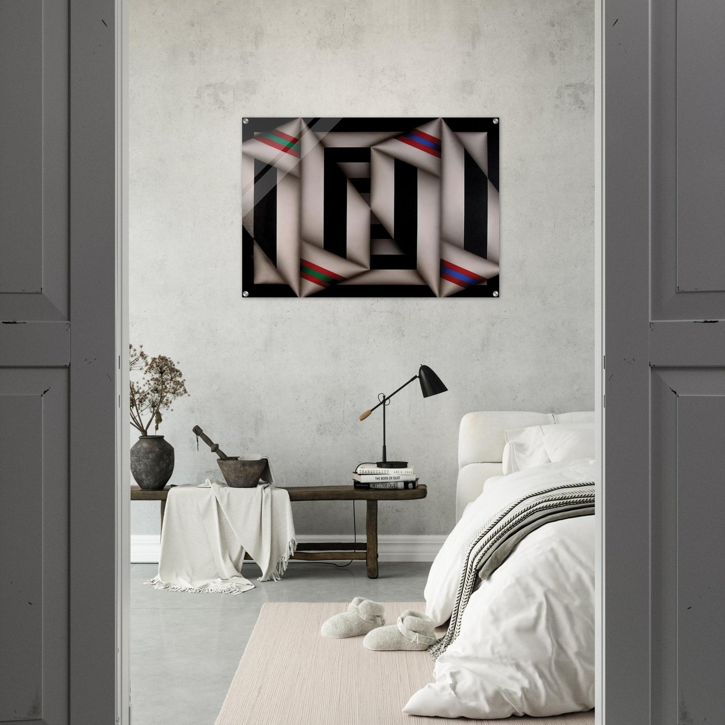 Omelemo II - 1981 - Omar Rayo Acrylic Print - 70x100 cm / 28x40″ inches