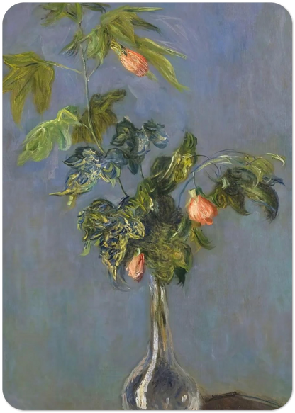 Flowers in a Vase By claude monet Pack of 10 Post Cards | claude monet Post Cards | A6 (10.5 x 14.8 cm) - 4.1 x 5.8 inches