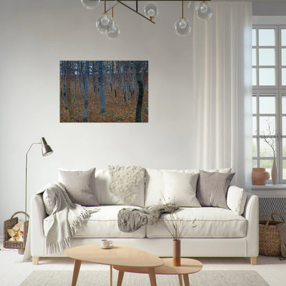 BEECH GROVE I - Gustav Klimt Brushed Aluminum Print - 70x100 cm / 28x40 inches | Gustav Klimt Aluminum Print | Gustav Klimt Prints