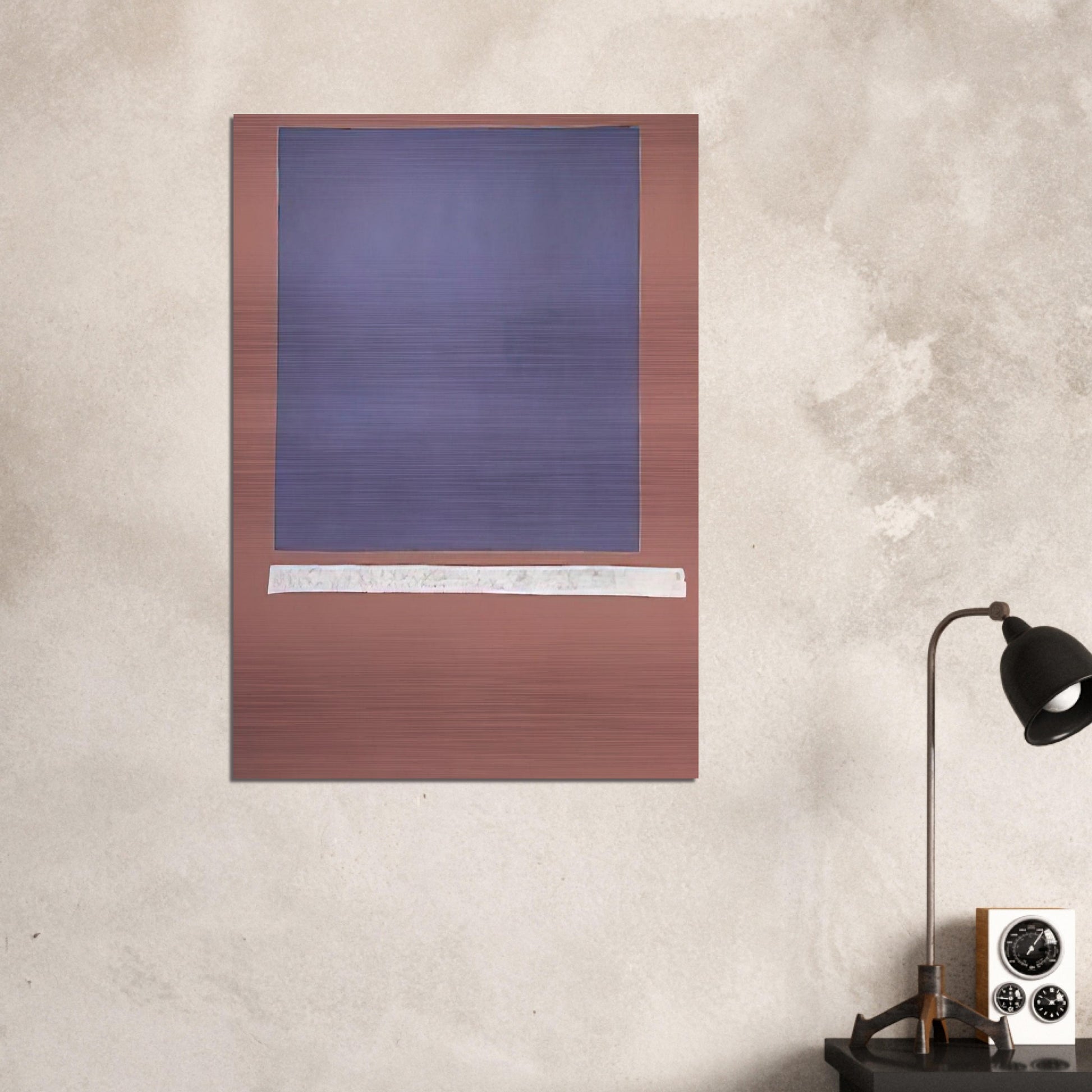 Grand Blue Sun-Box - 1969 - Theodoros Stamos Brushed Aluminum Print - 70x100 cm / 28x40 inches | Theodoros Stamos Aluminum Print | Theodoros Stamos Prints