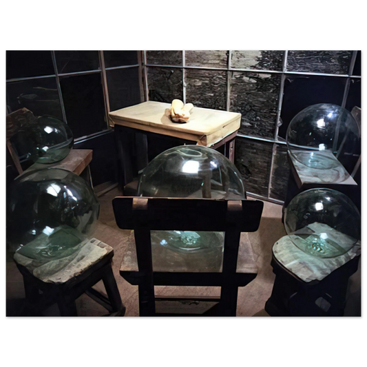 Louise Bourgeois - CELL GLASS SPHERES AND HANDS 1993  75x100 cm / 30x40inches Fine Art Poster