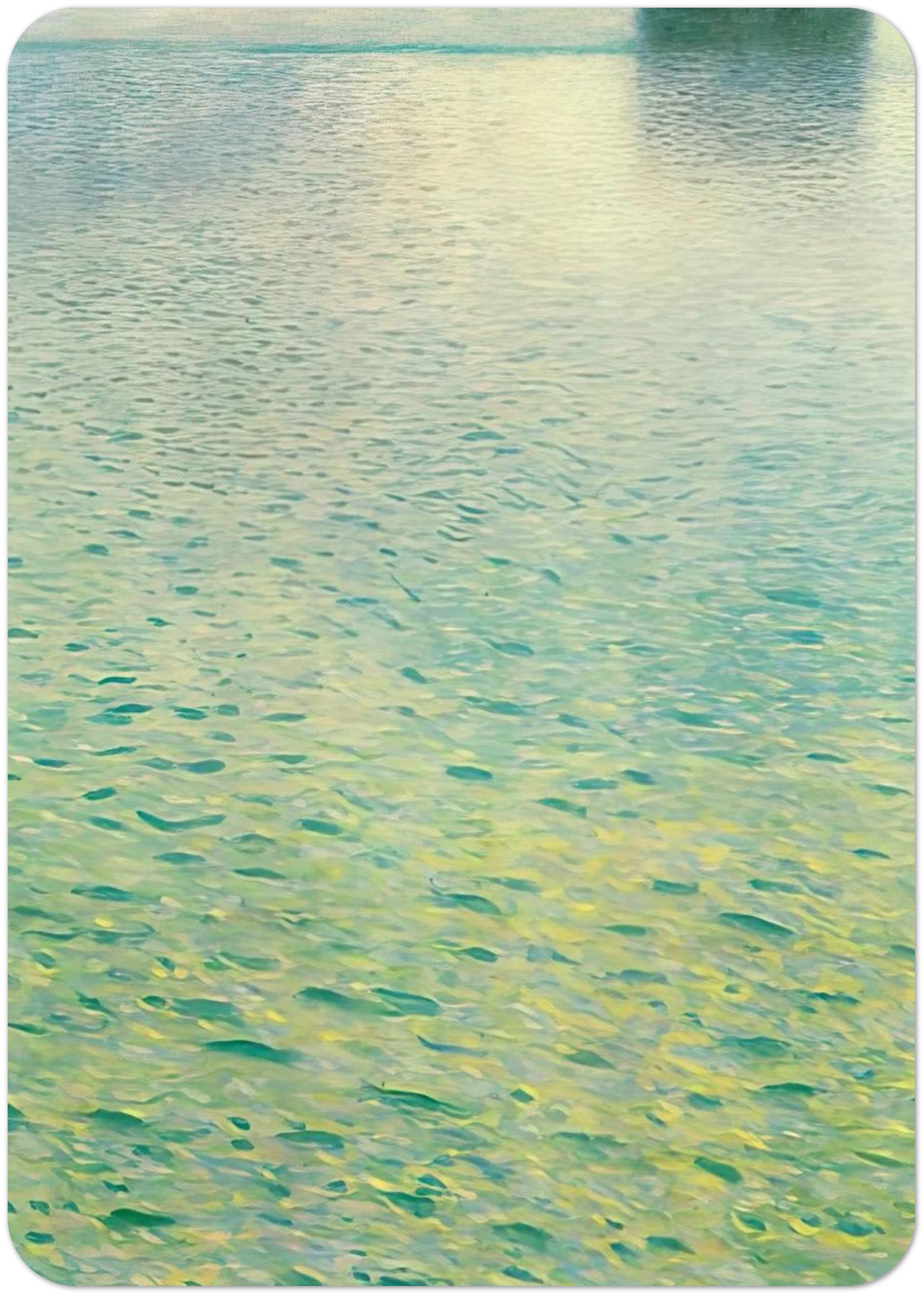 ISLAND IN THE ATTERSEE By Gustav Klimt Pack of 10 Post Cards | Gustav Klimt Post Cards | A6 (10.5 x 14.8 cm) - 4.1 x 5.8 inches