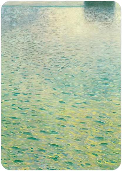 ISLAND IN THE ATTERSEE By Gustav Klimt Pack of 10 Post Cards | Gustav Klimt Post Cards | A6 (10.5 x 14.8 cm) - 4.1 x 5.8 inches