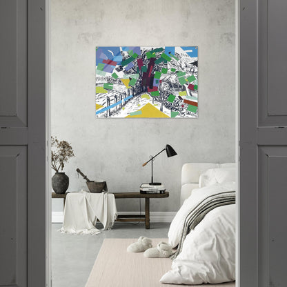 Polish Landscape - 2006 - Wojciech Fangor Acrylic Print - 70x100 cm / 28x40″ inches