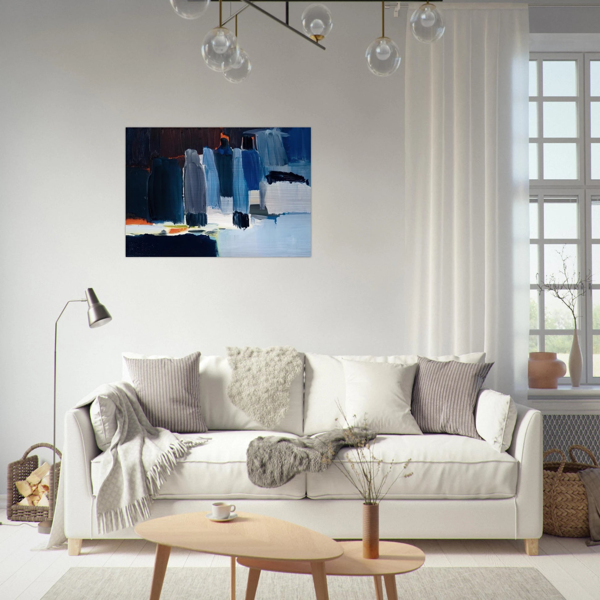 Nature morte - 1955 - Nicolas de Stael Brushed Aluminum Print - 70x100 cm / 28x40 inches | Nicolas de Stael Aluminum Print | Nicolas de Stael Prints