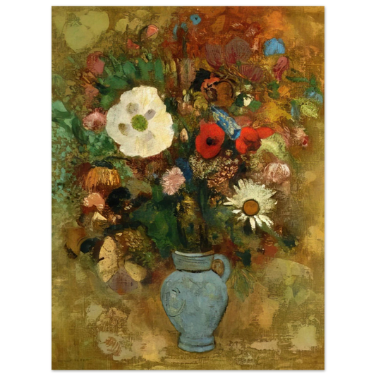 Odilon Redon - BOUQUET OF FLOWERS 1  75x100 cm / 30x40inches Fine Art Poster