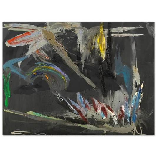 Stephen Mueller - Take That Back Black #282 - 1984  75x100 cm / 30x40inches Fine Art Poster