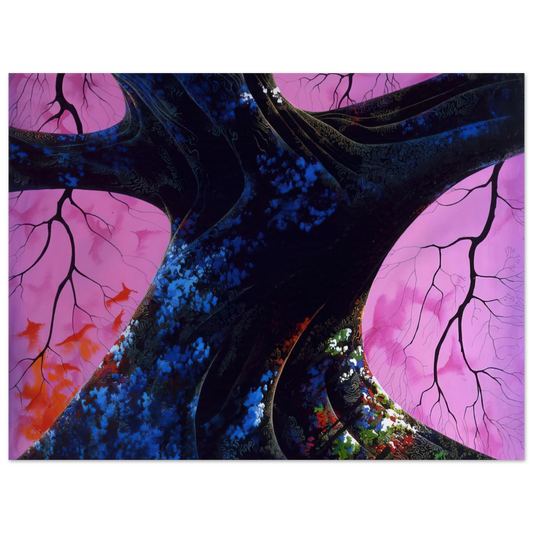 Eyvind Earle - Giant Oak  75x100 cm / 30x40inches Fine Art Poster