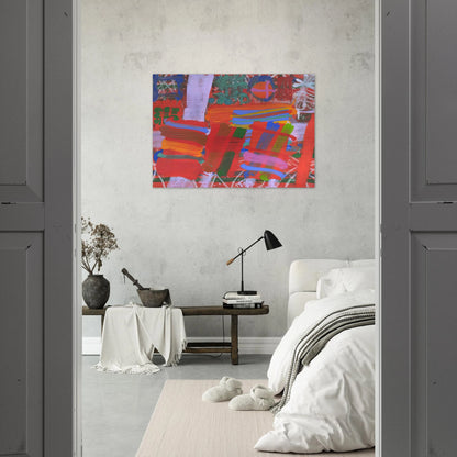 St. Germain - 1995 - Albert Irvin Brushed Aluminum Print - 70x100 cm / 28x40 inches | Albert Irvin Aluminum Print | Albert Irvin Prints