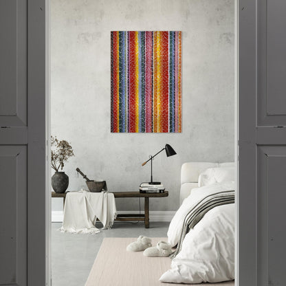 EARTH SERMON BEAUTY LOVE AND PEACE 1971 - Alma Woodsey Thomas Brushed Aluminum Print - 70x100 cm / 28x40 inches | Alma Woodsey Thomas Aluminum Print | Alma Woodsey Thomas Prints