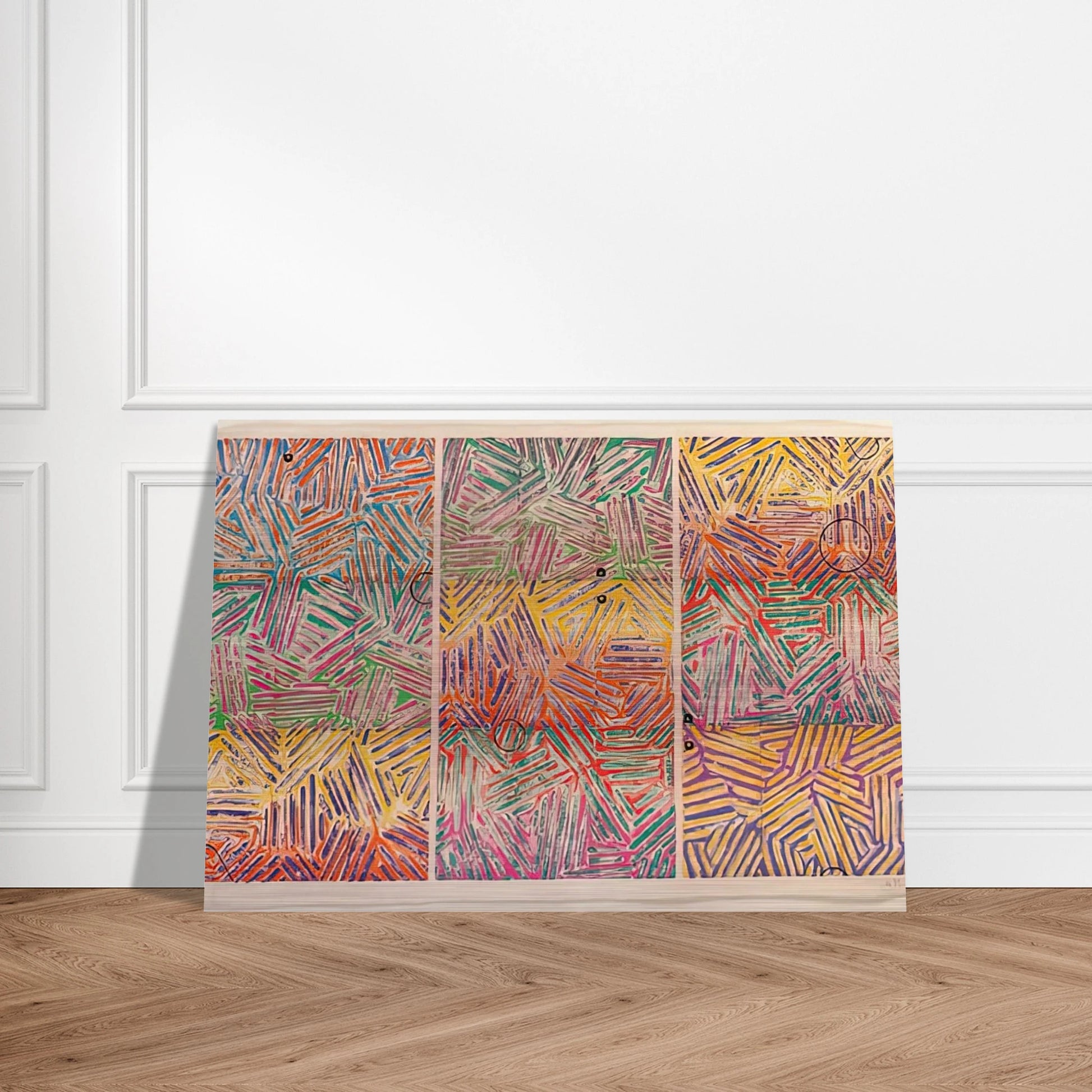 USUYUKI ULAE 227 - Jasper Johns Brushed Aluminum Print - 70x100 cm / 28x40 inches | Jasper Johns Aluminum Print | Jasper Johns Prints
