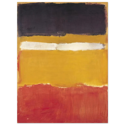 Mark Rothko - Number 24 Untitled - 1951 Wall Art - 21x29.7 cm / 8x12" - Fine Art Poster - -