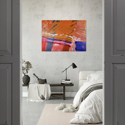 Renfrew - 1983 - Albert Irvin Brushed Aluminum Print - 70x100 cm / 28x40 inches | Albert Irvin Aluminum Print | Albert Irvin Prints