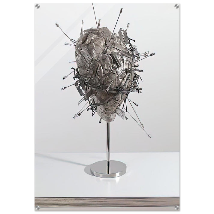 THE SACRED HEART - Damien Hirst Acrylic Print - 70x100 cm / 28x40″ inches | Damien Hirst Wall Art | Damien Hirst Prints