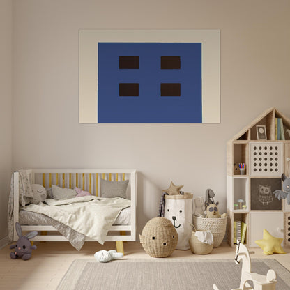 Apartment House - 1981 - Peter Halley Art Prints - 100x150 cm / 40x60″ inches | Peter Halley Poster | Peter Halley Prints