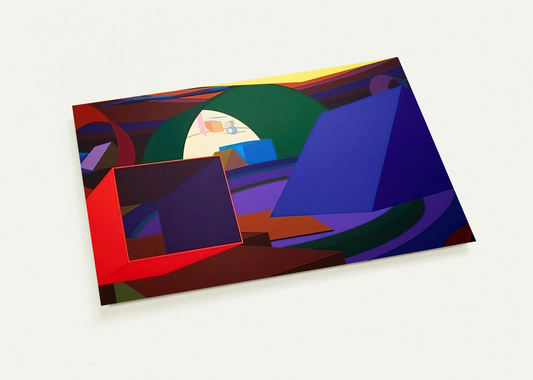 Orion II By Al Held Pack of 10 Post Cards | Al Held Post Cards | A6 (10.5 x 14.8 cm) - 4.1 x 5.8 inches