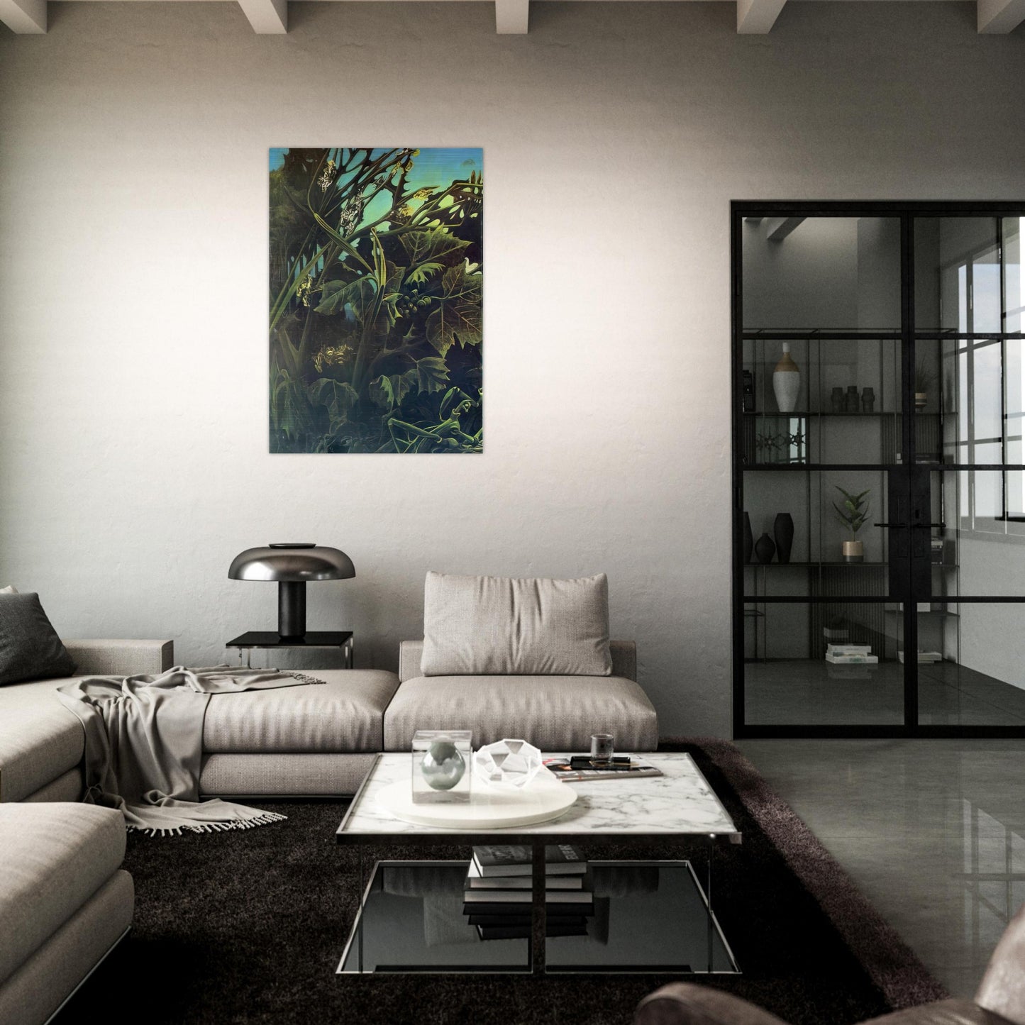 Lust for life - Max Ernst Brushed Aluminum Print - 70x100 cm / 28x40 inches | Max Ernst Aluminum Print | Max Ernst Prints