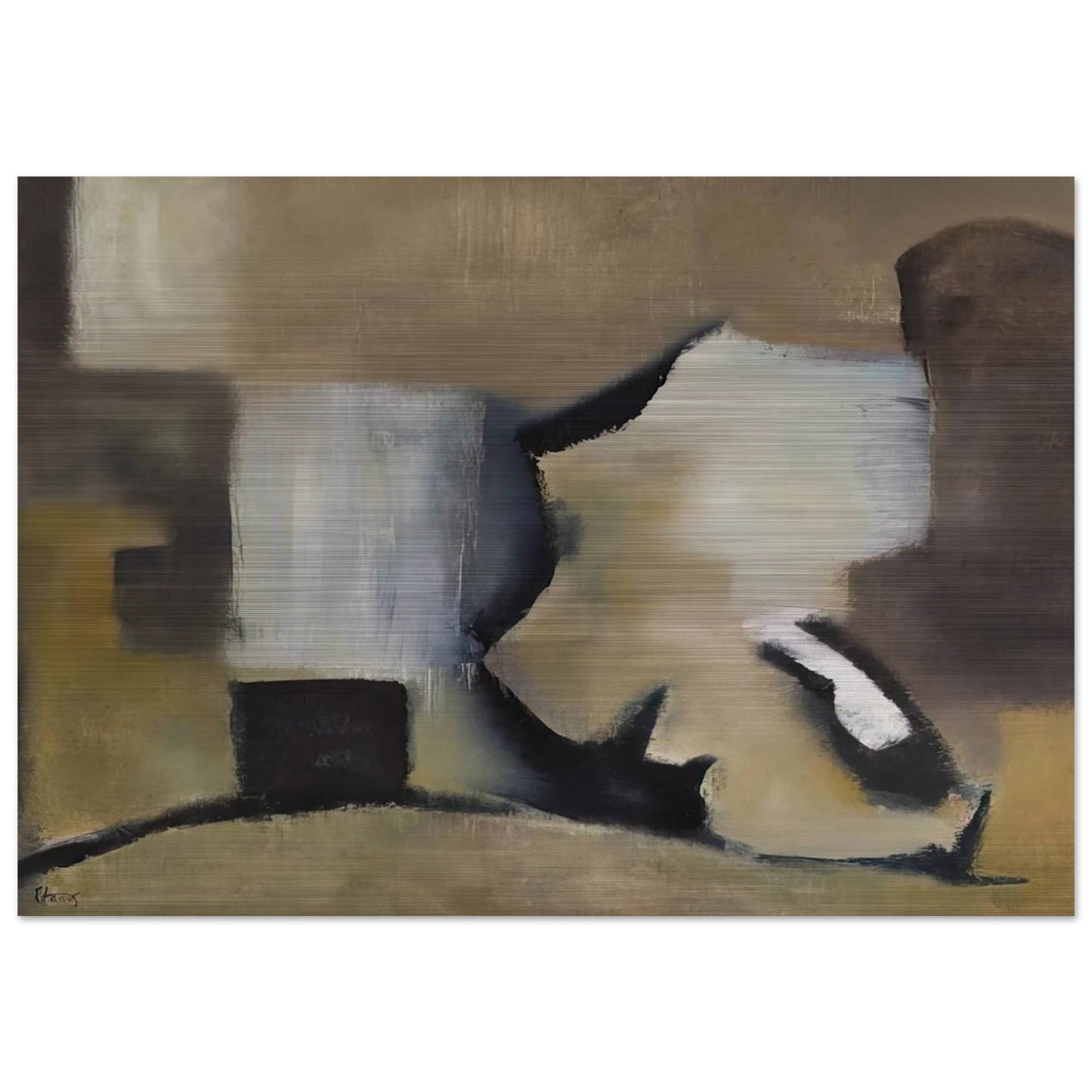 Beyond Emperors - 1952 - Theodoros Stamos Brushed Aluminum Print - 70x100 cm / 28x40 inches | Theodoros Stamos Aluminum Print | Theodoros Stamos Prints
