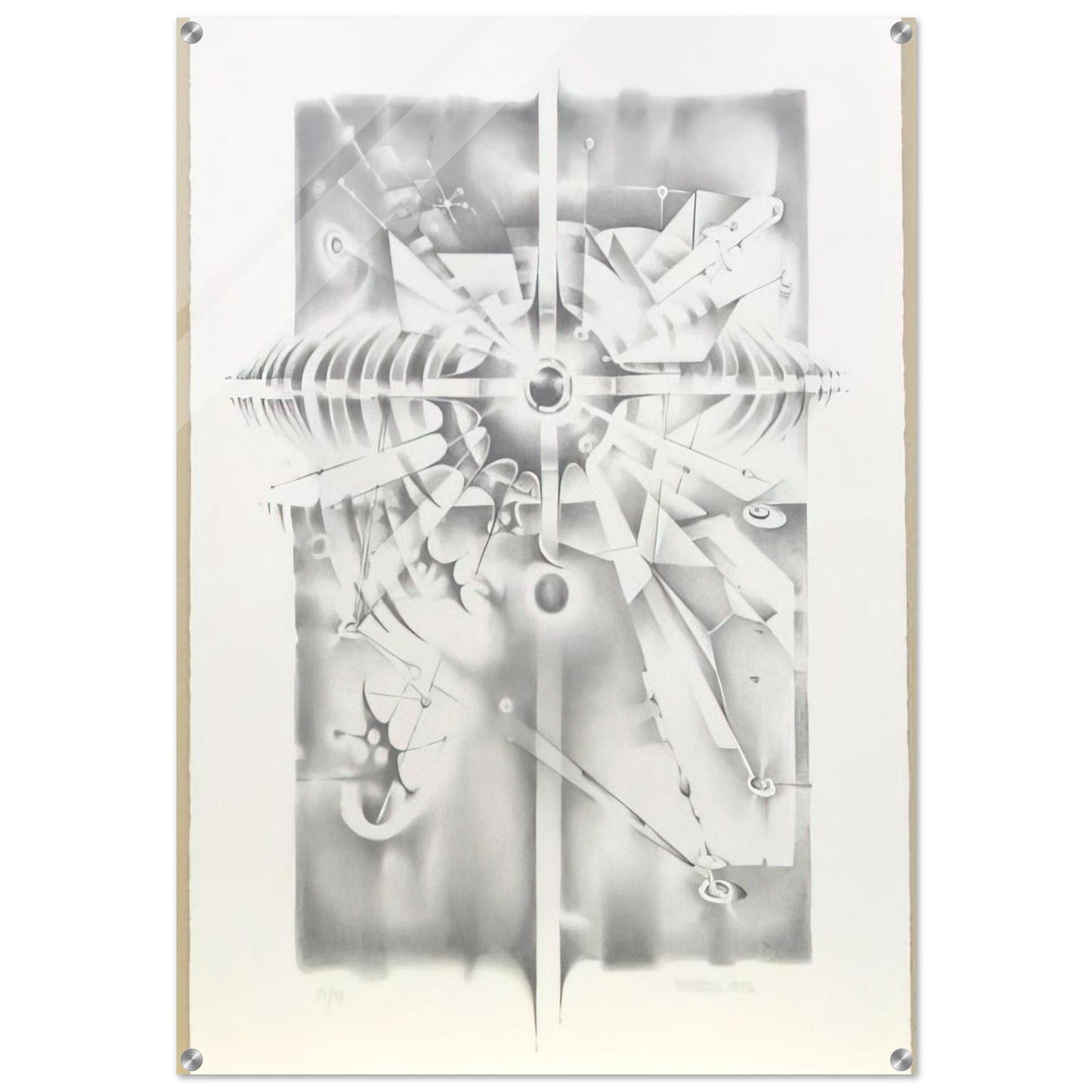 UNTITLED FROM THE ATELIER PROJECT 1986 - Lee Bontecou Acrylic Print - 70x100 cm / 28x40″ inches | Lee Bontecou Wall Art | Lee Bontecou Prints