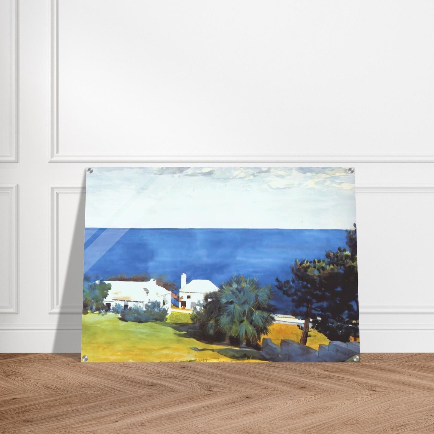SHORE AT BERMUDA - Winslow Homer Acrylic Print - 70x100 cm / 28x40″ inches
