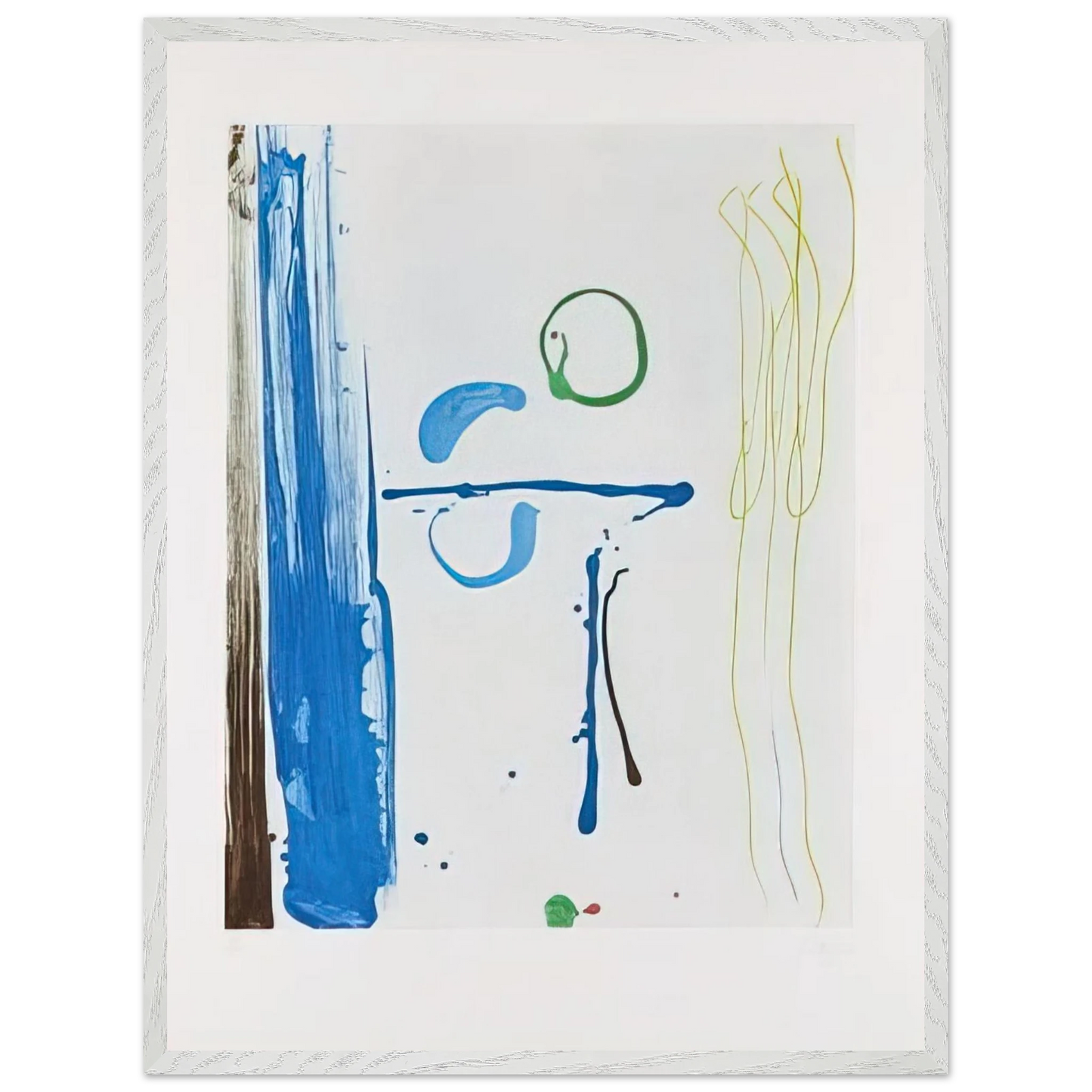Helen Frankenthaler - Sunshine After Rain - 1987 Wall art - A2 (42 x 59.4  cm) - Fine Art Poster-canvas - -
