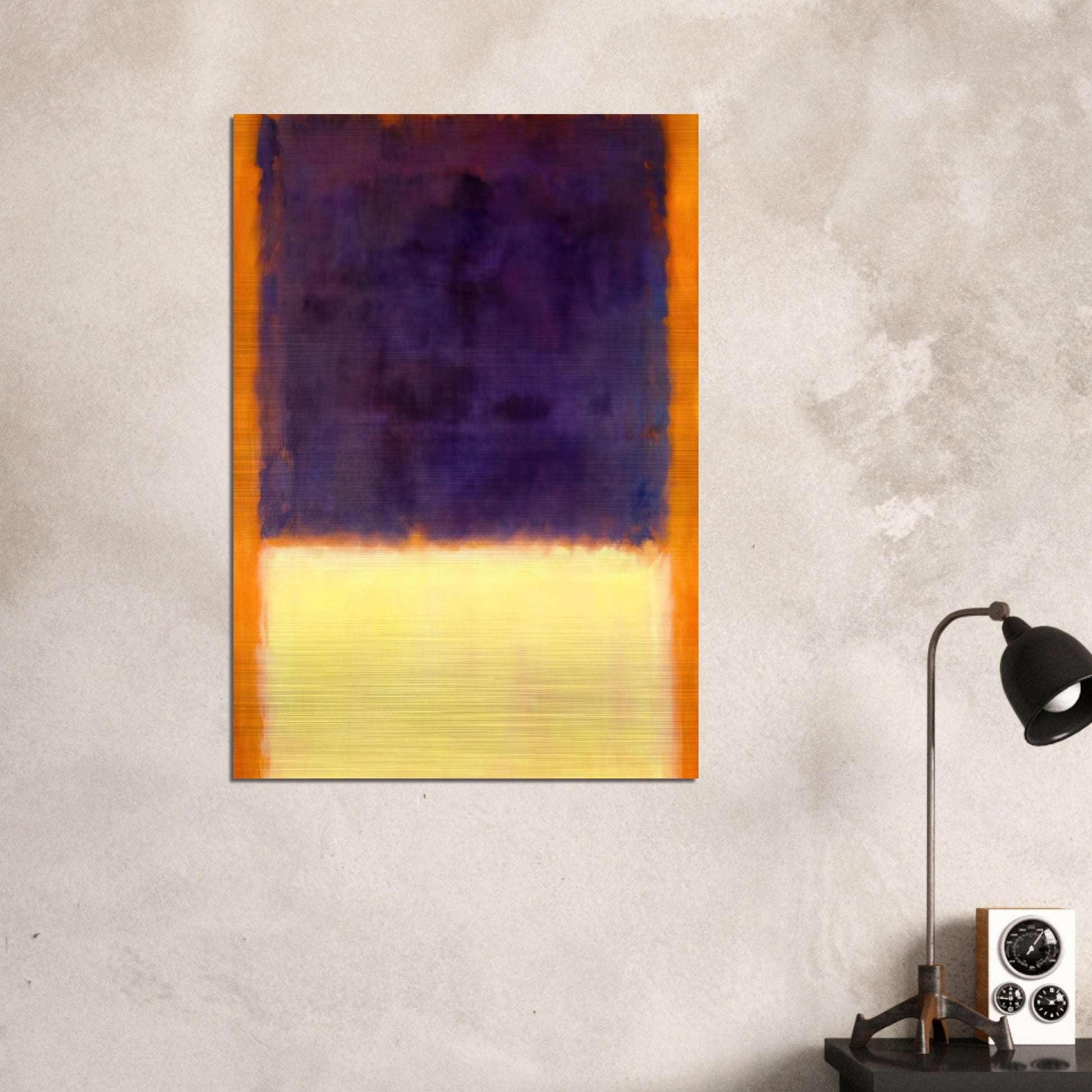 Red, Orange, Tan and Purple - 1954 - Mark Rothko Brushed Aluminum Print - 70x100 cm / 28x40 inches | Mark Rothko Aluminum Print | Mark Rothko Prints