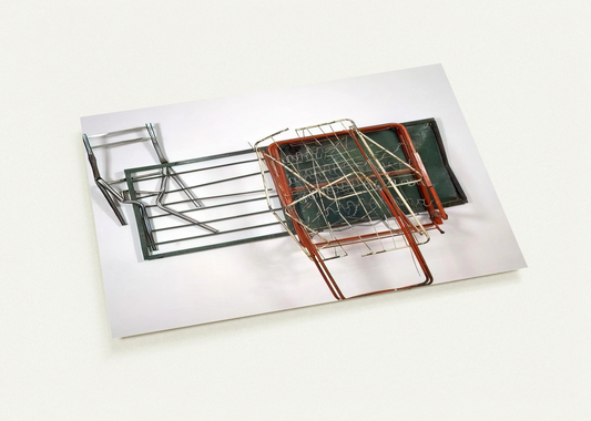 GREENHOUSE GLUT NEAPOLITAN 1987 By Robert Rauschenberg Pack of 10 Post Cards | Robert Rauschenberg Post Cards | A6 (10.5 x 14.8 cm) - 4.1 x 5.8 inches