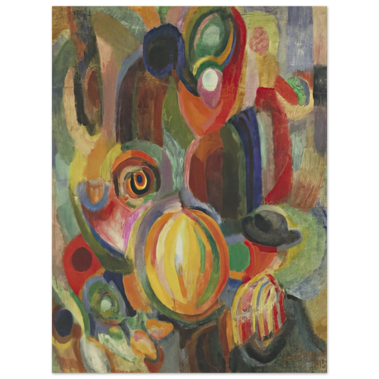 Sonia Delaunay - PORTUGUESE MARKET 1915  75x100 cm / 30x40inches Fine Art Poster