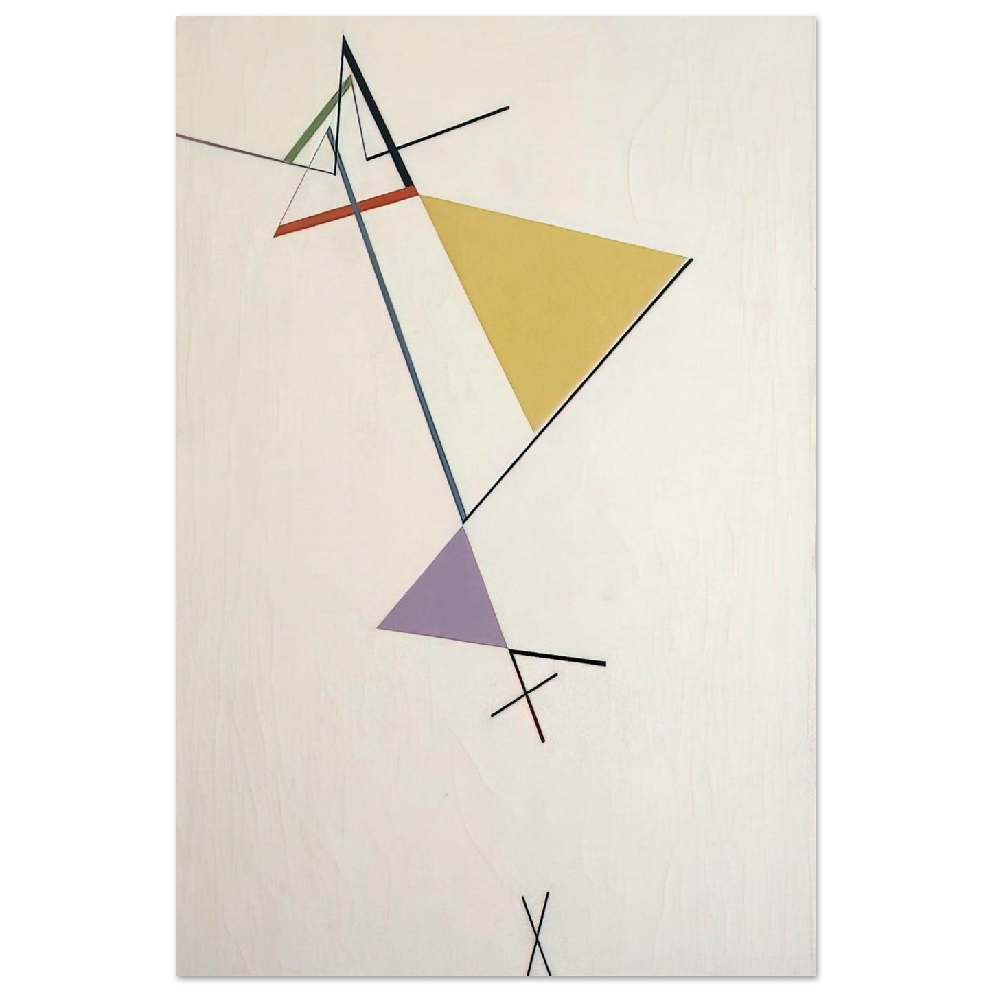 Desarrollo del triángulo - 1951 - Tomas Maldonado Art Prints - 100x150 cm / 40x60″ inches | Tomas Maldonado Poster | Tomas Maldonado Prints