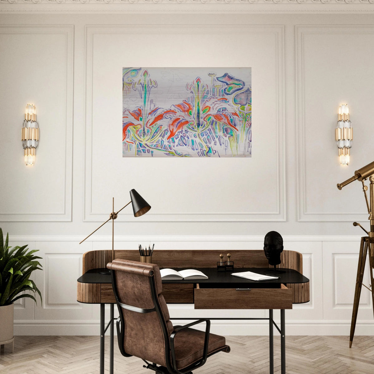 Walter Anderson - Walter Anderson Brushed Aluminum Print - 70x100 cm / 28x40 inches | Walter Anderson Aluminum Print | Walter Anderson Prints