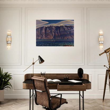 Squall, Greenland - Rockwell Kent Brushed Aluminum Print - 70x100 cm / 28x40 inches | Rockwell Kent Aluminum Print | Rockwell Kent Prints