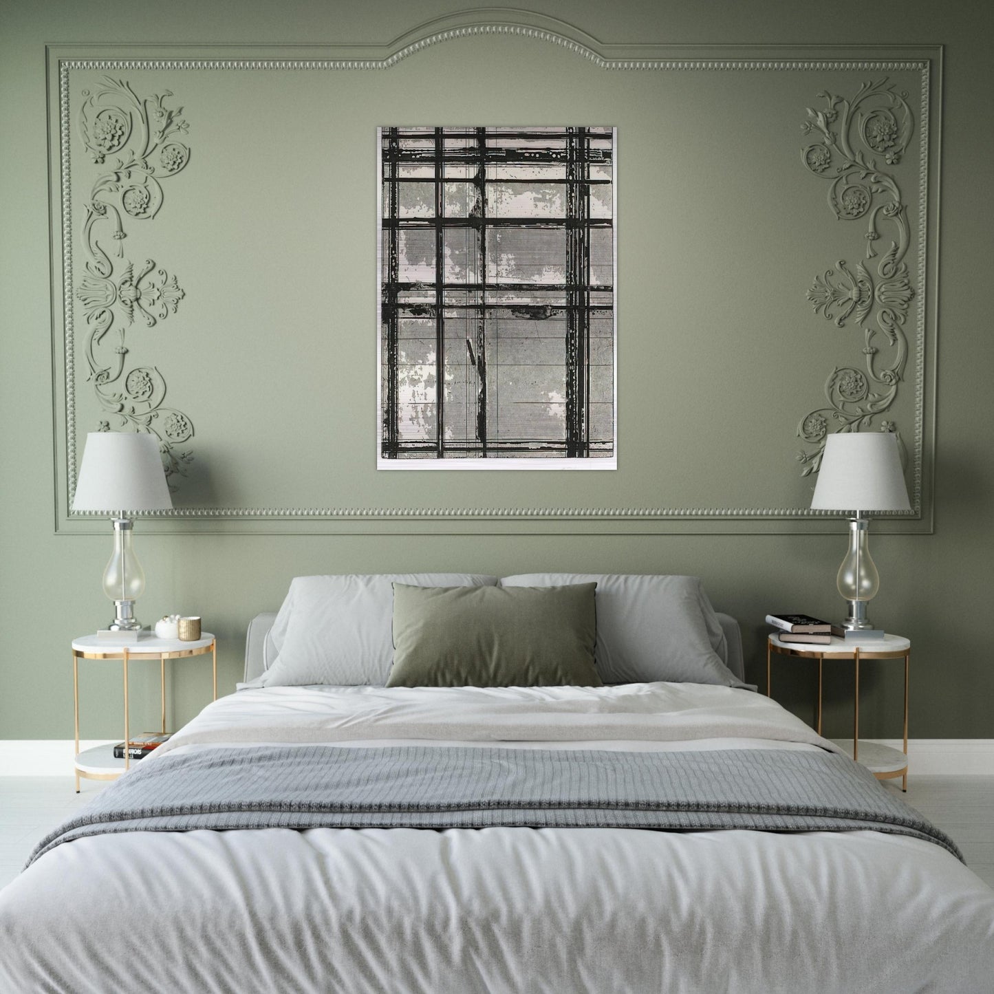 Untitled from Tiles - 1979 - Brice Marden Brushed Aluminum Print - 70x100 cm / 28x40 inches | Brice Marden Aluminum Print | Brice Marden Prints