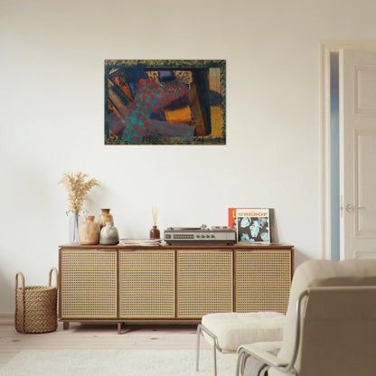 Dinner at Smith Square - 1979 - Howard Hodgkin Brushed Aluminum Print - 70x100 cm / 28x40 inches | Howard Hodgkin Aluminum Print | Howard Hodgkin Prints