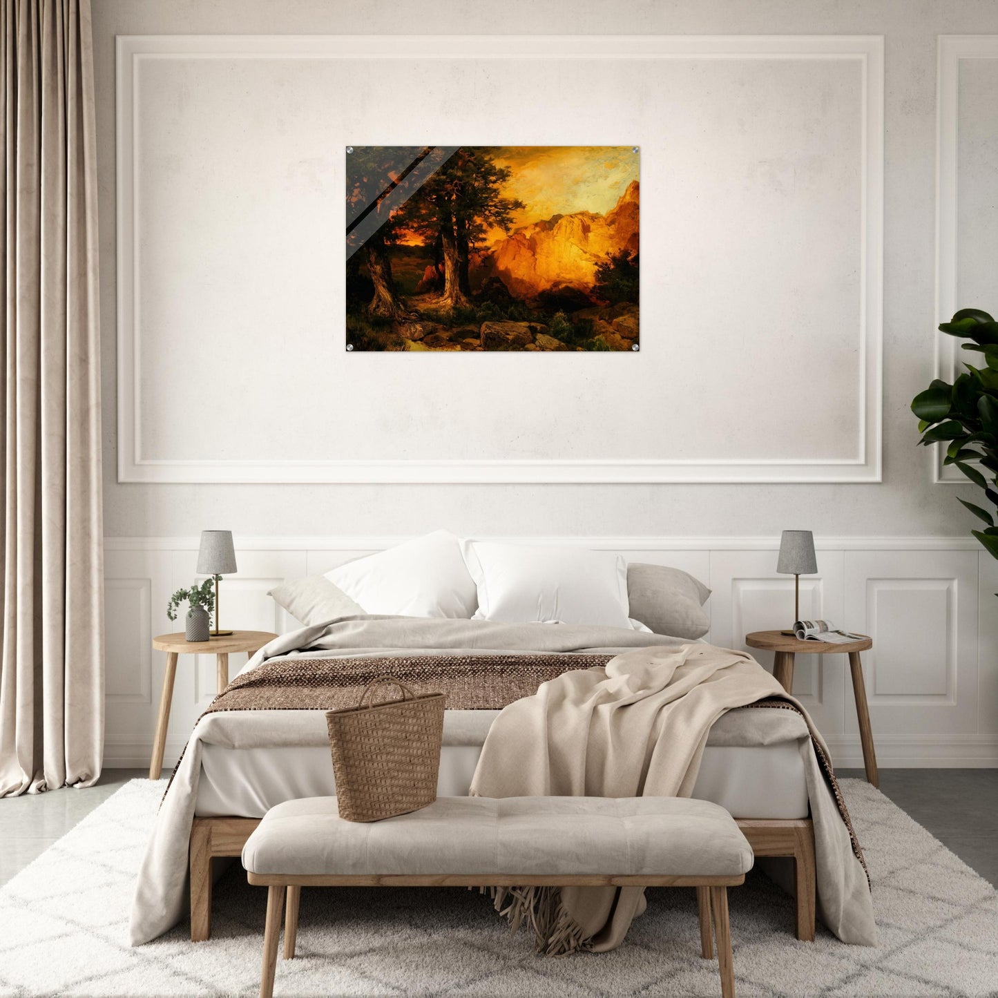 The Grand Canyon - Thomas Moran Acrylic Print - 70x100 cm / 28x40″ inches