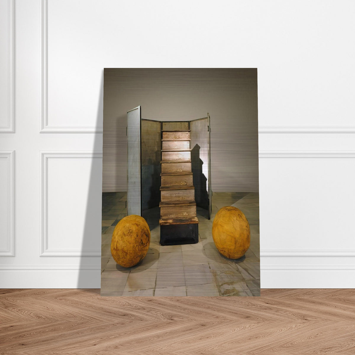 NO EXIT 1989 - Louise Bourgeois Brushed Aluminum Print - 70x100 cm / 28x40 inches | Louise Bourgeois Aluminum Print | Louise Bourgeois Prints