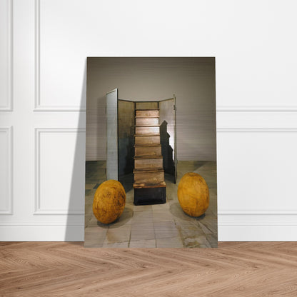 NO EXIT 1989 - Louise Bourgeois Brushed Aluminum Print - 70x100 cm / 28x40 inches | Louise Bourgeois Aluminum Print | Louise Bourgeois Prints