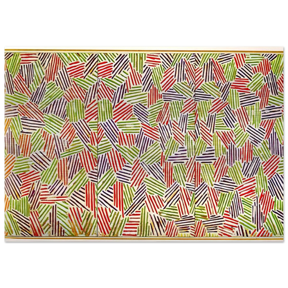 SCENT - Jasper Johns Brushed Aluminum Print - 70x100 cm / 28x40 inches | Jasper Johns Aluminum Print | Jasper Johns Prints