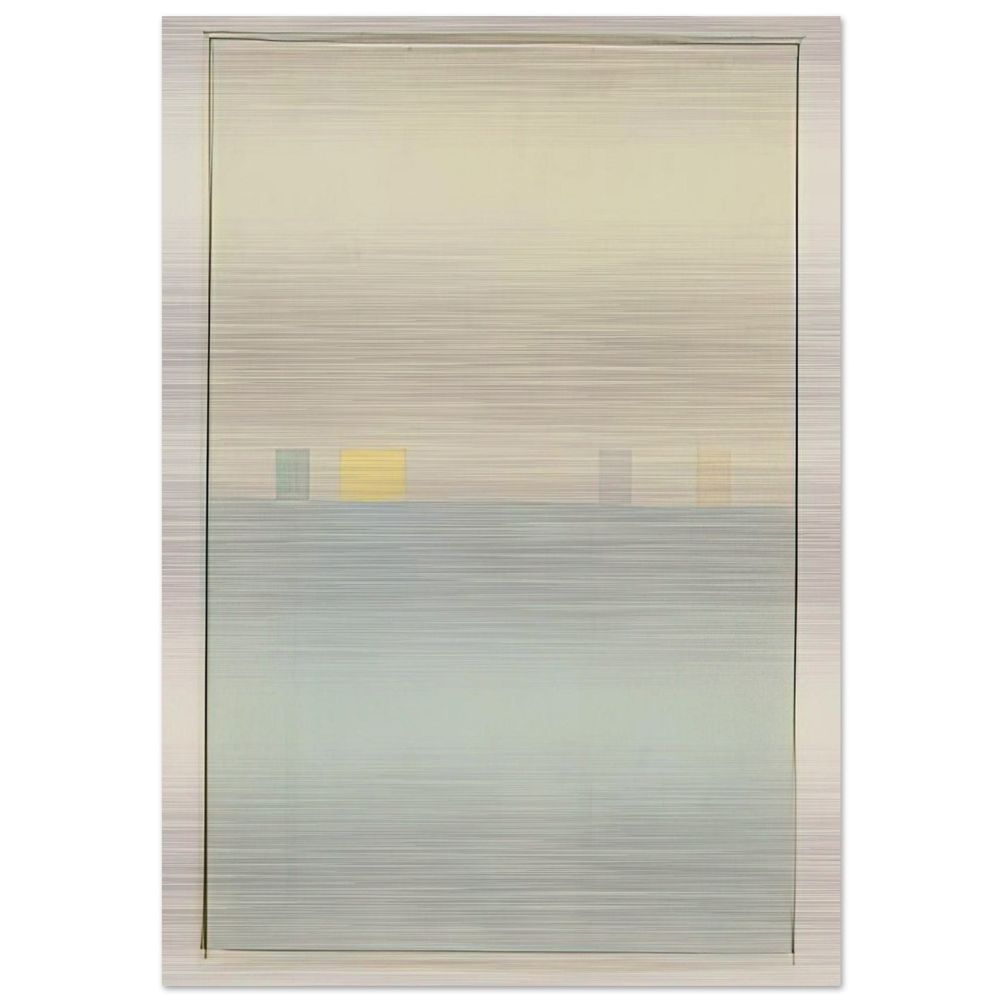 Spazio Luce - 1960 - Antonio Calderara Brushed Aluminum Print - 70x100 cm / 28x40 inches | Antonio Calderara Aluminum Print | Antonio Calderara Prints