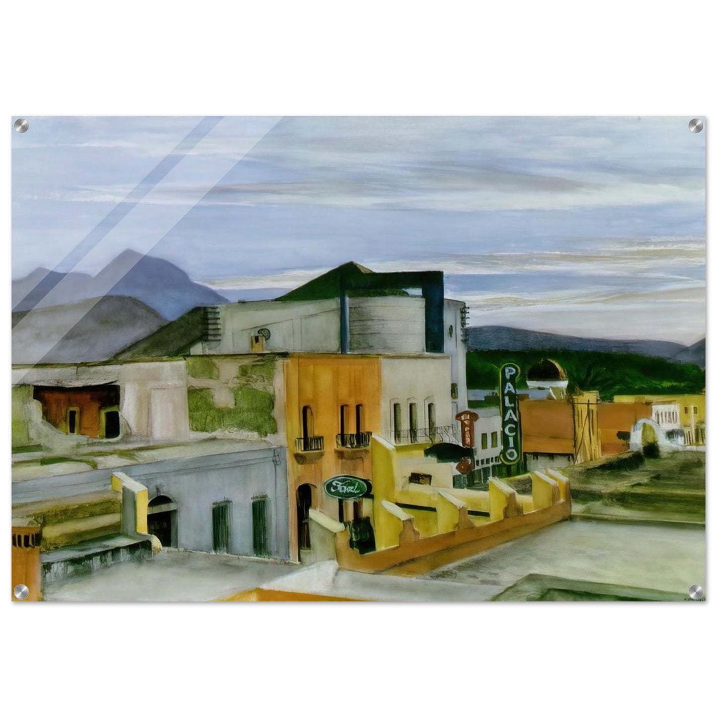 El Palacio - Edward Hopper Acrylic Print - 70x100 cm / 28x40″ inches