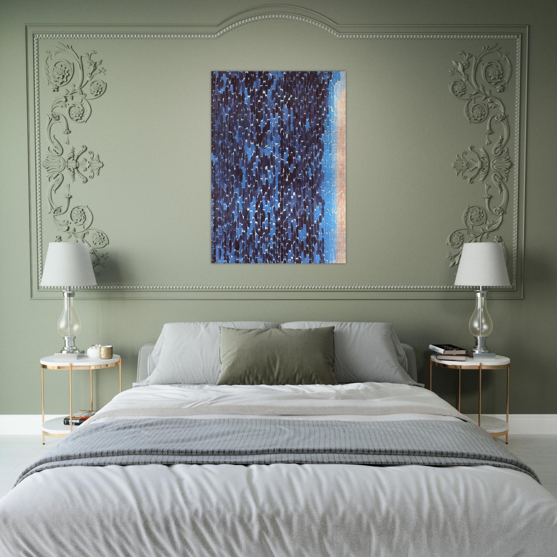 NEW GALAXY 1970 - Alma Woodsey Thomas Brushed Aluminum Print - 70x100 cm / 28x40 inches | Alma Woodsey Thomas Aluminum Print | Alma Woodsey Thomas Prints