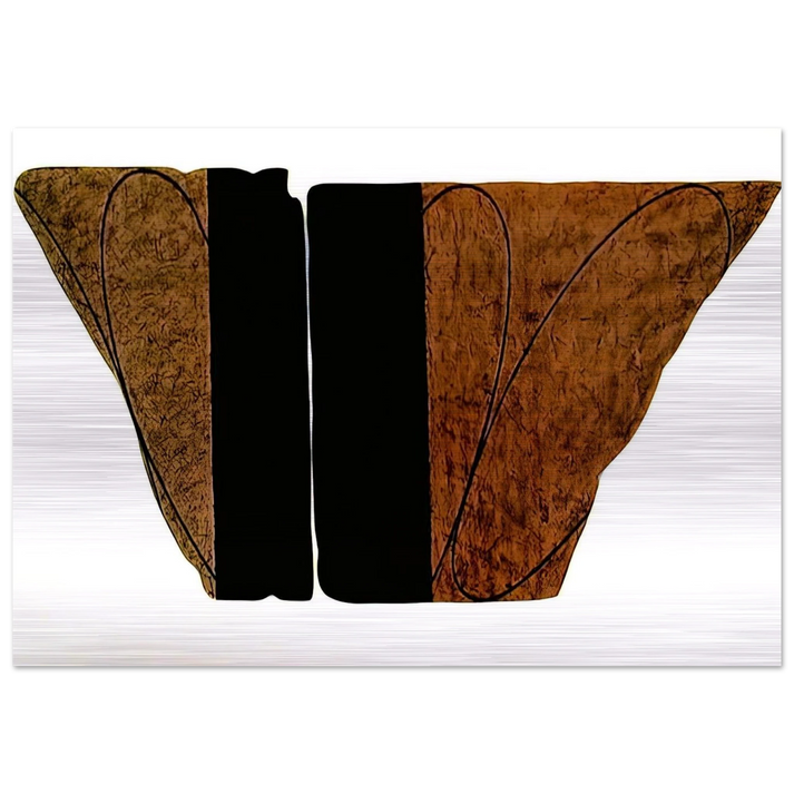 FRAGMENT VIII 2001 - Robert Mangold Brushed Aluminum Print - 70x100 cm / 28x40 inches | Robert Mangold Aluminum Print | Robert Mangold Prints